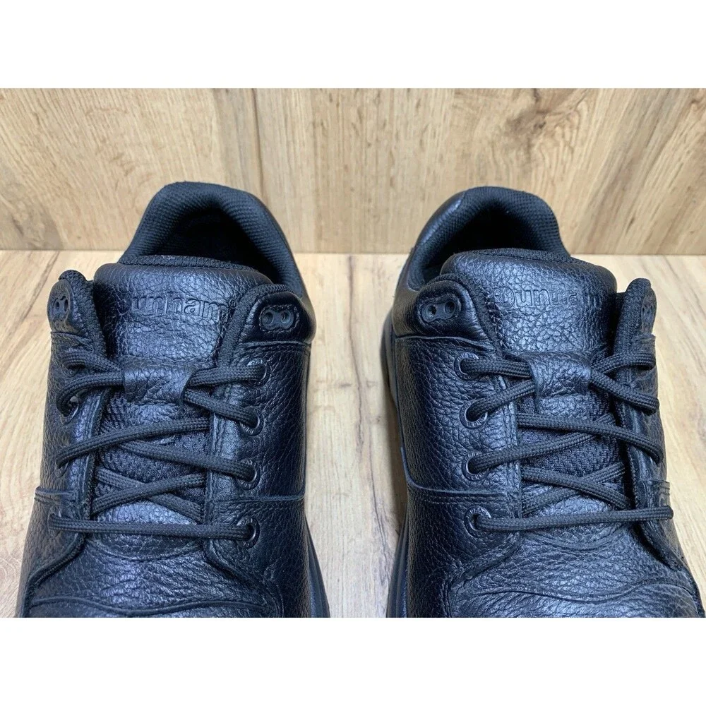 Dunham Men's Size 10 2E Waterproof Slip Resistant Leather Work Shoes Black 8000B